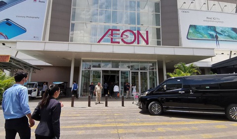 Campuchia mở lại trung tâm thương mại Aeon ở Phnom Penh - Ảnh 1. Campuchia mở lại trung tâm thương mại Aeon ở Phnom Penh - Ảnh 1.