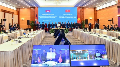 Thành quả cắm mốc biên giới Việt Nam - Campuchia chính thức có hiệu lực - Ảnh 1. Thành quả cắm mốc biên giới Việt Nam - Campuchia chính thức có hiệu lực - Ảnh 1.