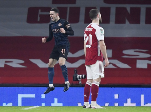 Vùi dập Arsenal tại Emirates, Man City vào bán kết Cúp liên đoàn - Ảnh 3. Vùi dập Arsenal tại Emirates, Man City vào bán kết Cúp liên đoàn - Ảnh 3.
