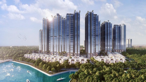 Khu Nam Sài Gòn sẽ bừng sáng bởi 9 tòa tháp dân cư - Ảnh 1. Khu Nam Sài Gòn sẽ bừng sáng bởi 9 tòa tháp dân cư - Ảnh 1.