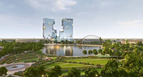 Ecopark xây tháp đôi cao nhất Hải Dương - Ảnh 3. Ecopark xây tháp đôi cao nhất Hải Dương - Ảnh 3.