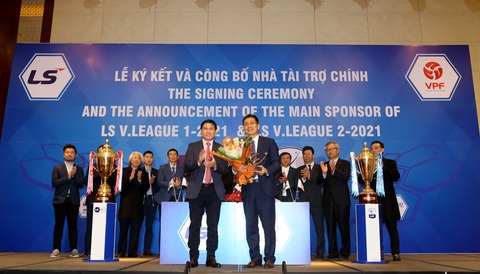 V-League 2021 đã tìm được nhà tài trợ - Ảnh 1. V-League 2021 đã tìm được nhà tài trợ - Ảnh 1.