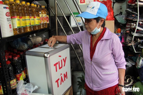 Quán cơm chay ‘gieo duyên tùy tâm’ - Ảnh 8. Quán cơm chay ‘gieo duyên tùy tâm’ - Ảnh 8.