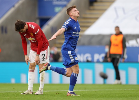Man Utd bị Leicester cầm chân sau hai lần dẫn trước - Ảnh 2. Man Utd bị Leicester cầm chân sau hai lần dẫn trước - Ảnh 2.