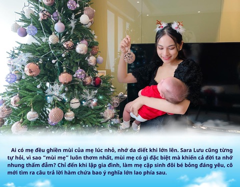 Sara Lưu chọn những mùi ngọt ngào quen thuộc cho con - Ảnh 1. Sara Lưu chọn những mùi ngọt ngào quen thuộc cho con - Ảnh 1.