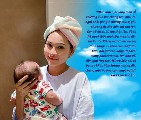 Sara Lưu chọn những mùi ngọt ngào quen thuộc cho con - Ảnh 7. Sara Lưu chọn những mùi ngọt ngào quen thuộc cho con - Ảnh 7.