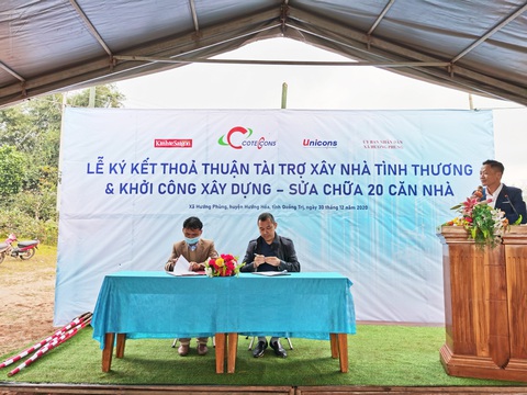 Coteccons khởi công xây dựng và sửa chữa nhà cho người dân sau bão lũ - Ảnh 2. Coteccons khởi công xây dựng và sửa chữa nhà cho người dân sau bão lũ - Ảnh 2.