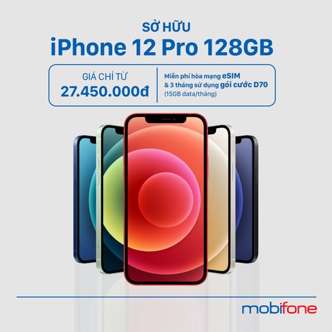 Tậu iPhone 12, xài mạng 5G, kèm cực nhiều ưu đãi khủng từ MobiFone - Ảnh 2. Tậu iPhone 12, xài mạng 5G, kèm cực nhiều ưu đãi khủng từ MobiFone - Ảnh 2.
