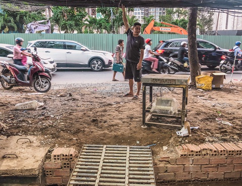 Nâng đường Nguyễn Hữu Cảnh: đã tính phương án không để dân thiệt - Ảnh 6. Nâng đường Nguyễn Hữu Cảnh: đã tính phương án không để dân thiệt - Ảnh 6.