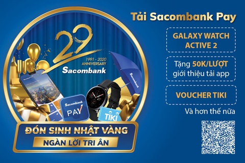 Sacombank triển khai hàng loạt ưu đãi cho người dùng Sacombank Pay suốt tháng 12 - Ảnh 1. Sacombank triển khai hàng loạt ưu đãi cho người dùng Sacombank Pay suốt tháng 12 - Ảnh 1.