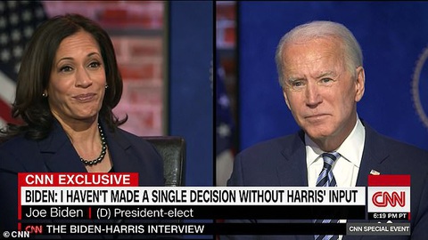 Ông Biden nói sẽ từ chức nếu bất đồng sâu sắc với phó tướng Kamala Harris - Ảnh 1. Ông Biden nói sẽ từ chức nếu bất đồng sâu sắc với phó tướng Kamala Harris - Ảnh 1.
