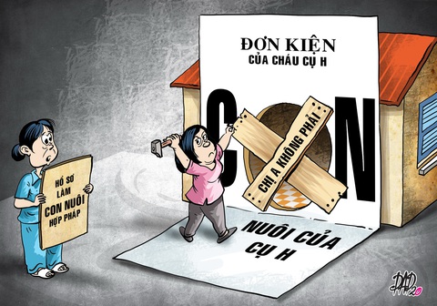Kiện vì có cháu sao còn... nhận con nuôi - Ảnh 1. Kiện vì có cháu sao còn... nhận con nuôi - Ảnh 1.