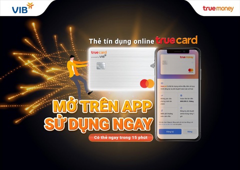 Mở thẻ tín dụng online TrueCard không cần chứng minh thu nhập - Ảnh 3. Mở thẻ tín dụng online TrueCard không cần chứng minh thu nhập - Ảnh 3.