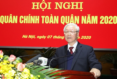 Tổng bí thư, Chủ tịch nước Nguyễn Phú Trọng: Quân đội tuyệt đối không được chủ quan, thỏa mãn - Ảnh 1. Tổng bí thư, Chủ tịch nước Nguyễn Phú Trọng: Quân đội tuyệt đối không được chủ quan, thỏa mãn - Ảnh 1.