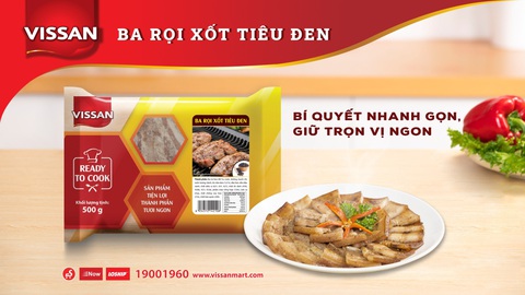Bữa ăn dinh dưỡng và tiện lợi hơn với thịt heo ướp gia vị Vissan - Ảnh 3. Bữa ăn dinh dưỡng và tiện lợi hơn với thịt heo ướp gia vị Vissan - Ảnh 3.