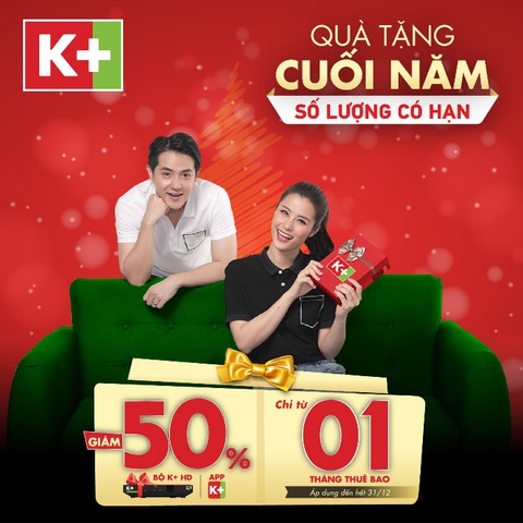 Quà tặng cuối năm chưa từng có từ K+ - Ảnh 1. Quà tặng cuối năm chưa từng có từ K+ - Ảnh 1.