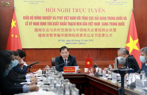 Việt Nam - Trung Quốc thiết lập đường dây nóng giải quyết ùn tắc nông sản - Ảnh 1. Việt Nam - Trung Quốc thiết lập đường dây nóng giải quyết ùn tắc nông sản - Ảnh 1.