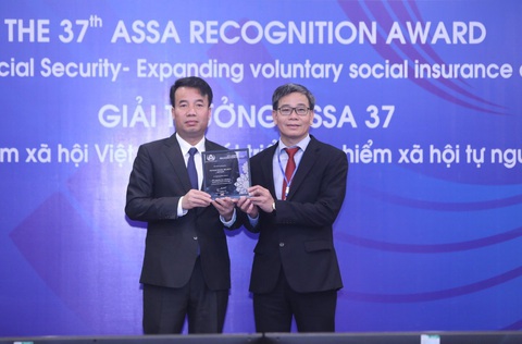 Bảo hiểm xã hội Việt Nam nhận giải thưởng của Hiệp hội An sinh xã hội ASEAN - Ảnh 1. Bảo hiểm xã hội Việt Nam nhận giải thưởng của Hiệp hội An sinh xã hội ASEAN - Ảnh 1.