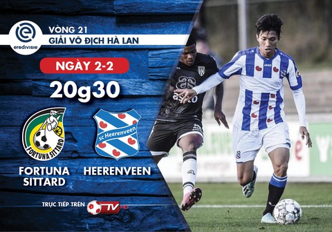 Lịch thi đấu CLB Heerenveen của Văn Hậu ngày 2-2 - Ảnh 1. Lịch thi đấu CLB Heerenveen của Văn Hậu ngày 2-2 - Ảnh 1.