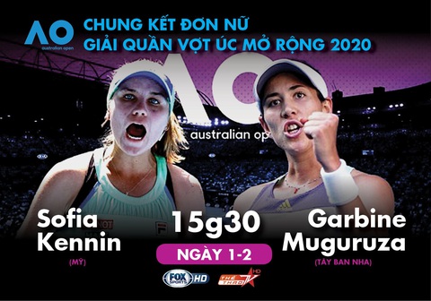 Lịch trực tiếp chung kết đơn nữ Giải quần vợt Úc mở rộng 2020 - Ảnh 1. Lịch trực tiếp chung kết đơn nữ Giải quần vợt Úc mở rộng 2020 - Ảnh 1.