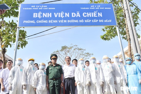 Bệnh viện dã chiến tại TP.HCM chính thức hoạt động - Ảnh 15. Bệnh viện dã chiến tại TP.HCM chính thức hoạt động - Ảnh 15.