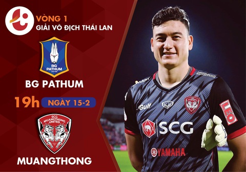 Lịch thi đấu của Văn Lâm ở ngày khai mạc Thai-League - Ảnh 1. Lịch thi đấu của Văn Lâm ở ngày khai mạc Thai-League - Ảnh 1.