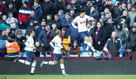 Son Heung Min lập cú đúp, Tottenham thắng nghẹt thở Aston Villa - Ảnh 2. Son Heung Min lập cú đúp, Tottenham thắng nghẹt thở Aston Villa - Ảnh 2.