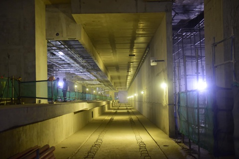 Metro số 1 Bến Thành - Suối Tiên 19,7km đã kết nối thông tuyến - Ảnh 3. Metro số 1 Bến Thành - Suối Tiên 19,7km đã kết nối thông tuyến - Ảnh 3.
