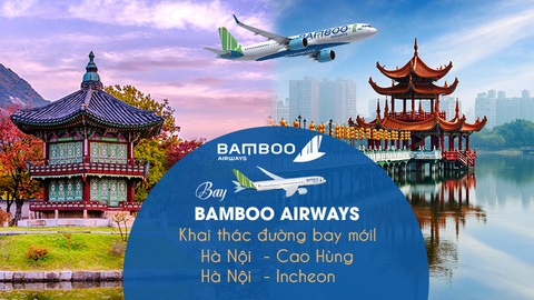 Bamboo Airways liên tiếp mở bán vé nhiều đường bay quốc tế - Ảnh 3. Bamboo Airways liên tiếp mở bán vé nhiều đường bay quốc tế - Ảnh 3.