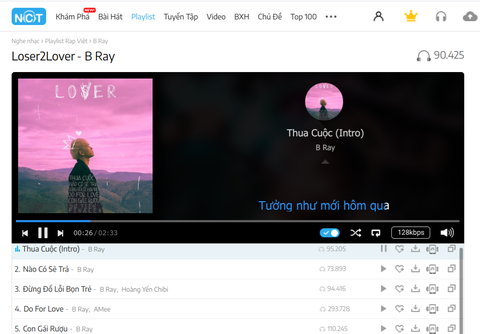 MV Do for love lọt top 2 trending, B Ray ra mắt album Loser2Love - Ảnh 2. MV Do for love lọt top 2 trending, B Ray ra mắt album Loser2Love - Ảnh 2.