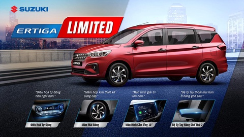 Ertiga Limited có gì mới để phục vụ khách Việt? - Ảnh 1. Ertiga Limited có gì mới để phục vụ khách Việt? - Ảnh 1.