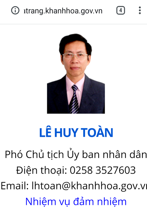 Sau khởi tố hơn 1 năm, bị can Lê Huy Toàn vẫn là phó chủ tịch UBND TP Nha Trang, vì sao? - Ảnh 1. Sau khởi tố hơn 1 năm, bị can Lê Huy Toàn vẫn là phó chủ tịch UBND TP Nha Trang, vì sao? - Ảnh 1.