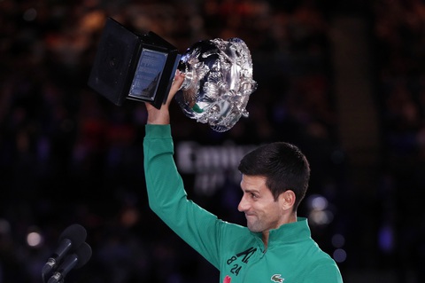 Đánh bại Thiem, Djokovic lần thứ 8 vô địch Giải Úc mở rộng - Ảnh 1. Đánh bại Thiem, Djokovic lần thứ 8 vô địch Giải Úc mở rộng - Ảnh 1.