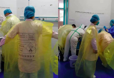 Bác sĩ ở Vũ Hán phải mặc tã làm việc, bị đánh và thiếu tiếp tế - Ảnh 3. Bác sĩ ở Vũ Hán phải mặc tã làm việc, bị đánh và thiếu tiếp tế - Ảnh 3.