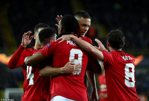 Martial giúp Manchester United có kết quả thuận lợi trên đất Bỉ - Ảnh 1. Martial giúp Manchester United có kết quả thuận lợi trên đất Bỉ - Ảnh 1.