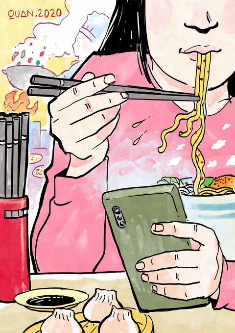 Vào bếp càng ít, mở app thì nhiều - Ảnh 1. Vào bếp càng ít, mở app thì nhiều - Ảnh 1.