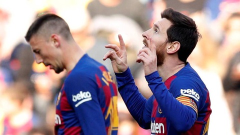 Messi ghi 4 bàn thắng giúp Barca đè bẹp Eibar - Ảnh 1. Messi ghi 4 bàn thắng giúp Barca đè bẹp Eibar - Ảnh 1.