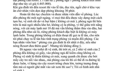 Resort phải trả lại tiền cho khách vì phòng không như quảng cáo - Ảnh 2. Resort phải trả lại tiền cho khách vì phòng không như quảng cáo - Ảnh 2.
