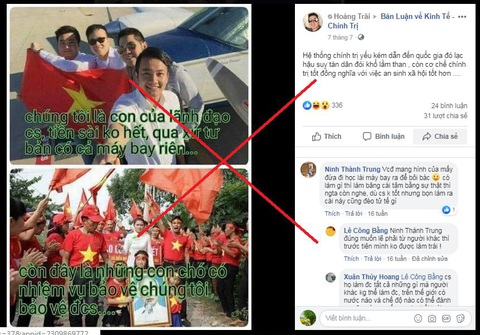 Xử phạt hai thanh niên đăng, chia sẻ 189 bài viết xuyên tạc trên Facebook - Ảnh 1. Xử phạt hai thanh niên đăng, chia sẻ 189 bài viết xuyên tạc trên Facebook - Ảnh 1.