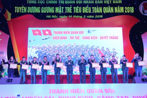 Ba đề cử Gương mặt trẻ Việt Nam tiêu biểu đoạt giải Gương mặt trẻ tiêu biểu toàn quân - Ảnh 1. Ba đề cử Gương mặt trẻ Việt Nam tiêu biểu đoạt giải Gương mặt trẻ tiêu biểu toàn quân - Ảnh 1.