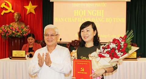 Bình Phước thêm một phụ nữ làm lãnh đạo chủ chốt - Ảnh 1. Bình Phước thêm một phụ nữ làm lãnh đạo chủ chốt - Ảnh 1.