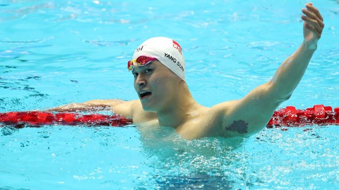 Kình ngư Trung Quốc Sun Yang bị cấm thi đấu 8 năm - Ảnh 1. Kình ngư Trung Quốc Sun Yang bị cấm thi đấu 8 năm - Ảnh 1.