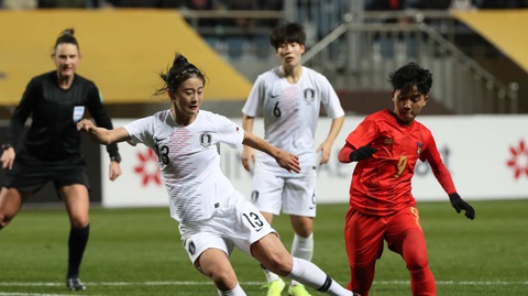 Hàn Quốc vùi dập Myanmar 7-0, tuyển nữ Việt Nam sáng cửa đi tiếp - Ảnh 2. Hàn Quốc vùi dập Myanmar 7-0, tuyển nữ Việt Nam sáng cửa đi tiếp - Ảnh 2.