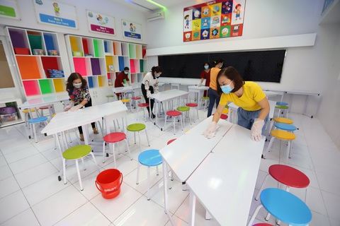 Quan trọng nhất là nhắc học sinh rửa tay thường xuyên - Ảnh 2. Quan trọng nhất là nhắc học sinh rửa tay thường xuyên - Ảnh 2.