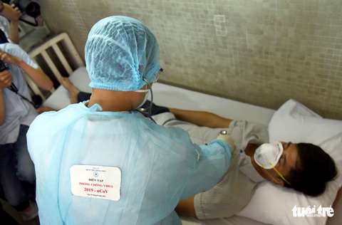 Bệnh viện Thống Nhất diễn tập ứng phó dịch virus corona - Ảnh 7. Bệnh viện Thống Nhất diễn tập ứng phó dịch virus corona - Ảnh 7.