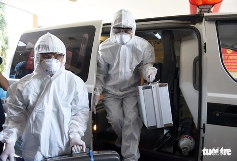 Bệnh viện Thống Nhất diễn tập ứng phó dịch virus corona - Ảnh 4. Bệnh viện Thống Nhất diễn tập ứng phó dịch virus corona - Ảnh 4.
