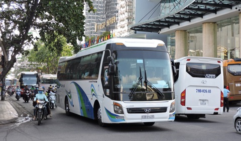 Cấm xe khách 29 chỗ trở lên vào trung tâm TP Nha Trang giờ cao điểm - Ảnh 1. Cấm xe khách 29 chỗ trở lên vào trung tâm TP Nha Trang giờ cao điểm - Ảnh 1.