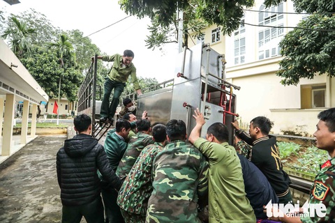 Cận cảnh khu cách ly tiện nghi của quân đội, sẵn sàng đón 950 người Việt về nước - Ảnh 6. Cận cảnh khu cách ly tiện nghi của quân đội, sẵn sàng đón 950 người Việt về nước - Ảnh 6.