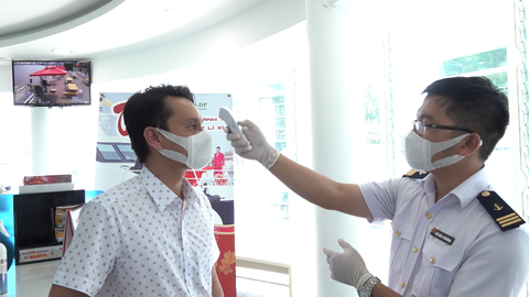 TP.HCM kiểm tra công tác phòng chống virus corona tại các bến tàu - Ảnh 1. TP.HCM kiểm tra công tác phòng chống virus corona tại các bến tàu - Ảnh 1.