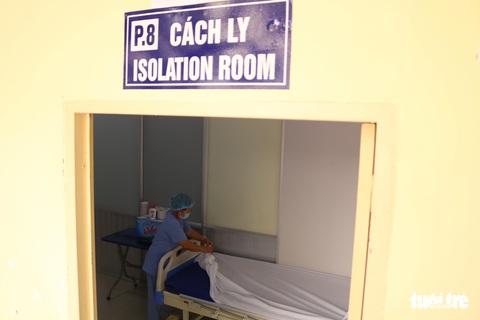 Khu dã chiến cách ly người nghi nhiễm virus corona ở TP.HCM có cả tivi - Ảnh 4. Khu dã chiến cách ly người nghi nhiễm virus corona ở TP.HCM có cả tivi - Ảnh 4.